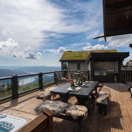 Norefjell - Storhytte Med Jacuzzi Og Fantastisk Beliggenhet Noresund 외부 사진