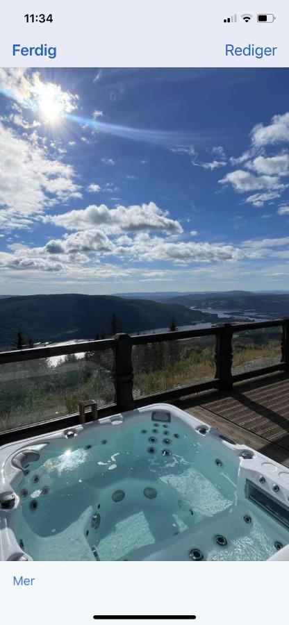 Norefjell - Storhytte Med Jacuzzi Og Fantastisk Beliggenhet Noresund 외부 사진